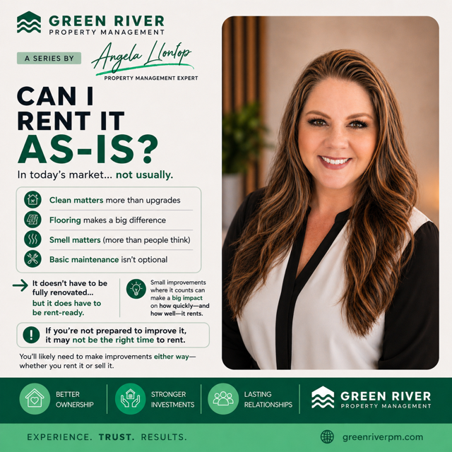 Can I Rent My Property As-Is? The Short Answer: Usually Not.